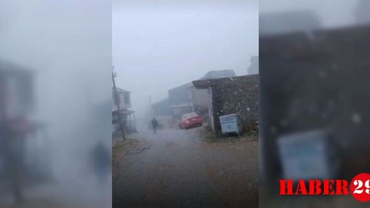 Kadırga Yaylasına Mevsimin İlk Karı Düştü
