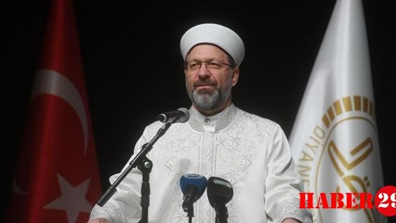 Diyanet İşleri Başkanı Ali Erbaş Gümüşhane'ye Geliyor