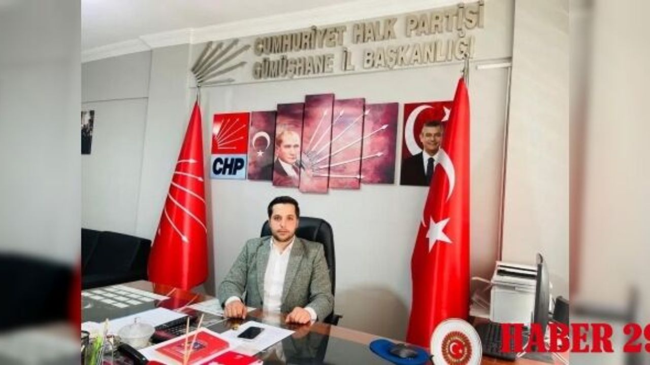 CHP Gümüşhane İl Başkanı Demir: “Adres Dayatması Belediyecilik Değil, Çaresizliğin İtirafıdır”