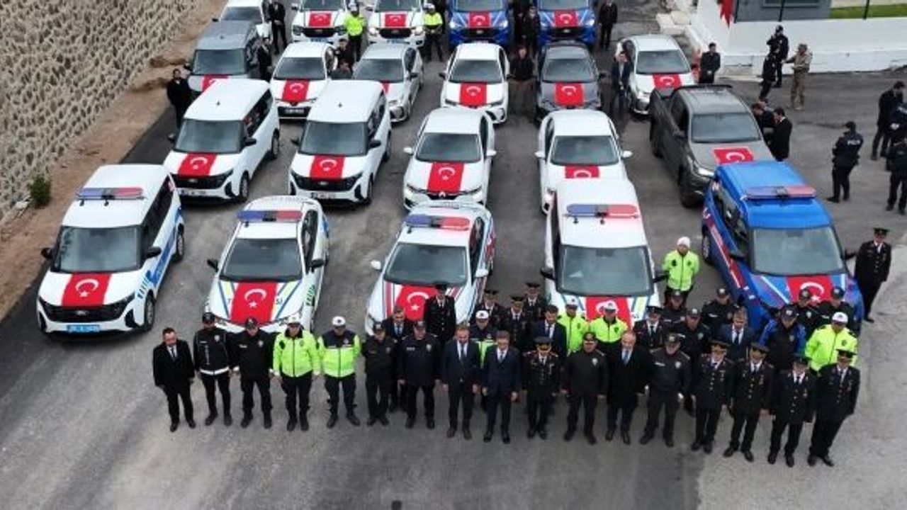 Gümüşhane’de Emniyet ve Jandarma filosuna 28 yeni araç