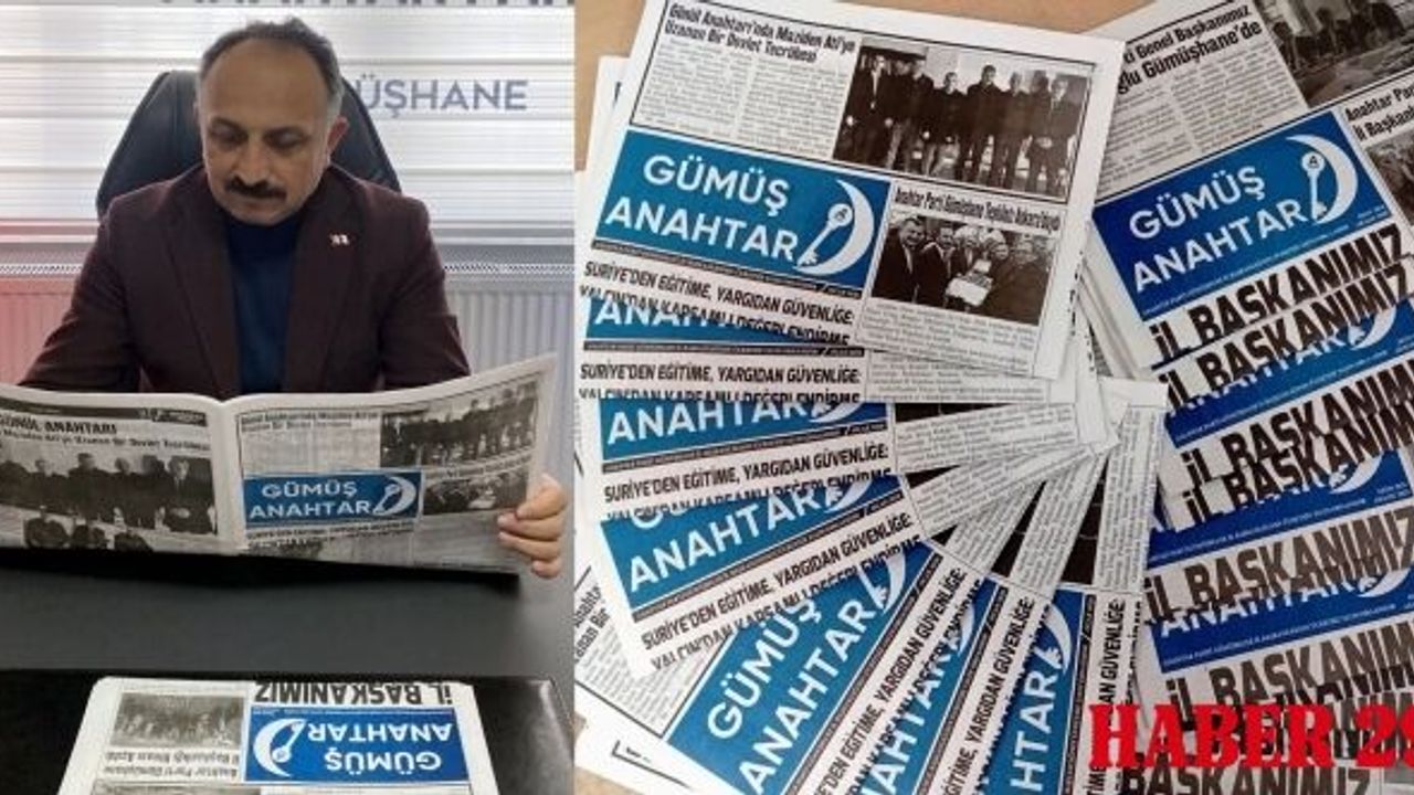 Gümüşhane Siyasetinde Yeni Soluk: "Gümüş Anahtar" Bülteninin 2. Sayısı Çıktı