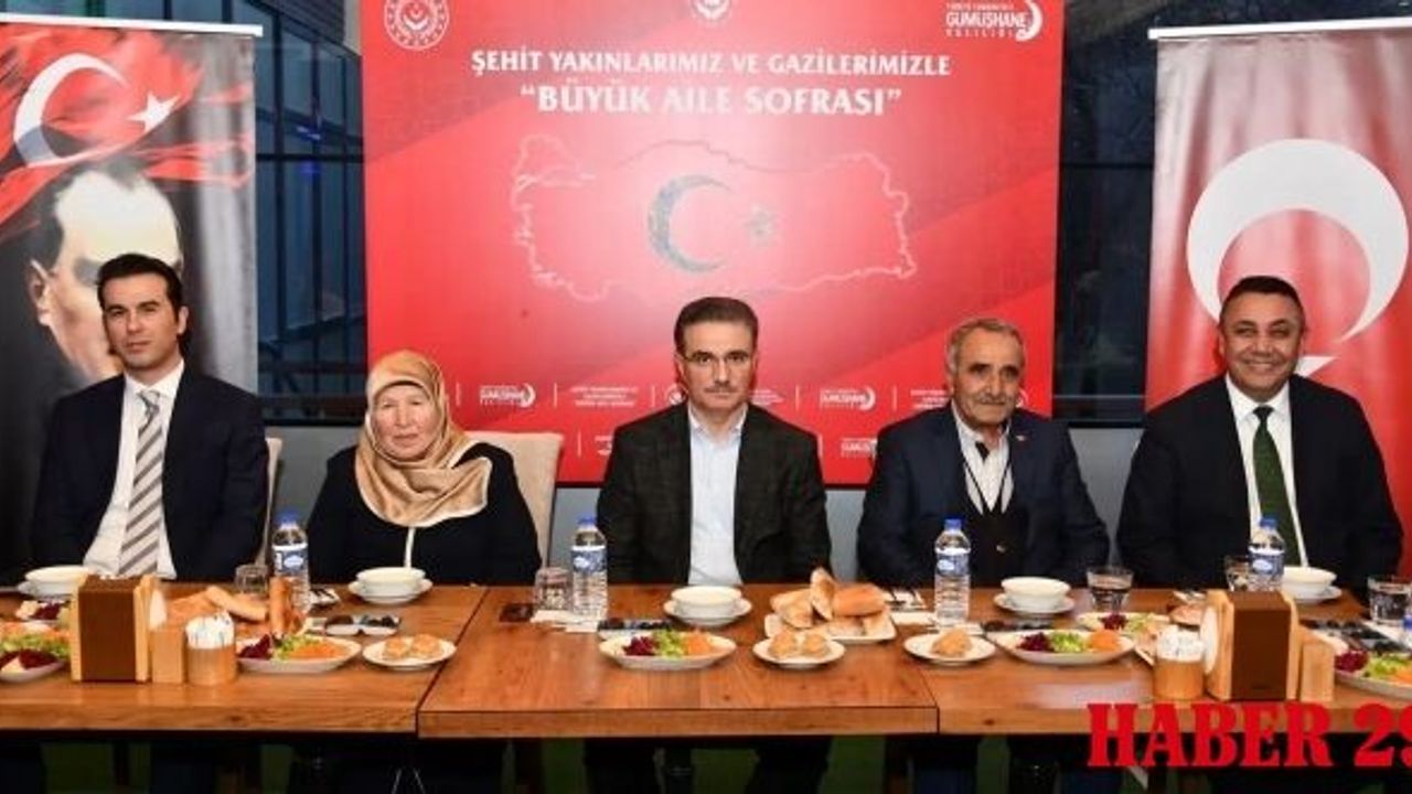 Gümüşhane’de İftarın Onur Konukları Şehit Aileleri ve Gaziler Oldu