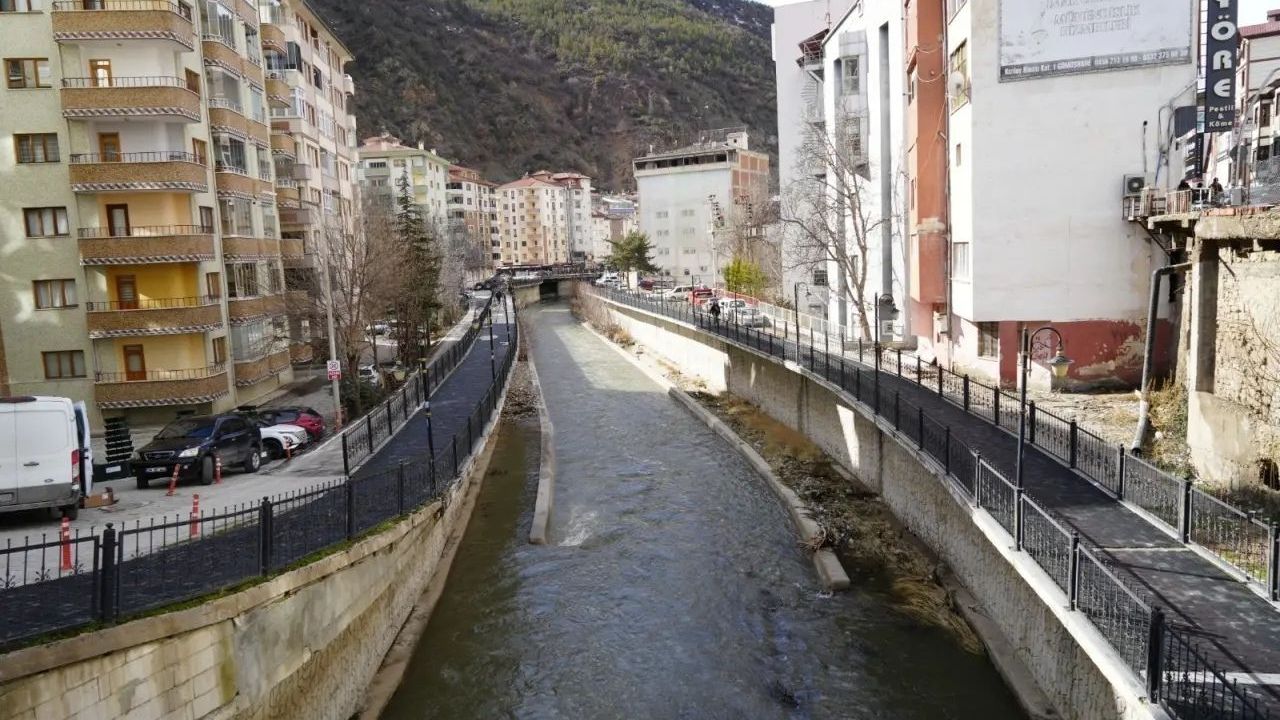 Harşit Çayı kış ayında son 15 yılın en yüksek seviyesine ulaştı