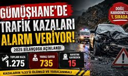 TÜİK 2025 Verileri: Gümüşhane Yolları 15 Can Aldı, 735 Yaralı!