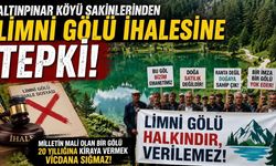 Altınpınar Limni Gölü İhalesine Köylülerden Sert Tepki
