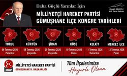 MHP Gümüşhane İlçe Kongre Takvimi Resmi Olarak Açıklandı