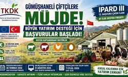 Gümüşhaneli Üreticiye Müjde! %70 Geri Ödemesiz Hibe Desteği Geliyor