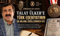 Gümüşhaneli Yazar Talat Ülker’e Türk Edebiyatı Vakfı’ndan Büyük Ödül