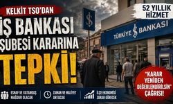 Kelkit'te 52 Yıllık İş Bankası Şubesinin Kapatılma Kararı Tepki Çekti