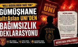 "Milli Değerlerden Taviz Yok": Gümüşhane ultrAslan UNI’den Bağımsızlık Deklarasyonu