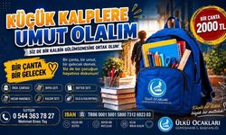 Ülkü Ocakları Gümüşhane İl Başkanlığı’ndan "Bir Çanta, Bir Gelecek" Kampanyası