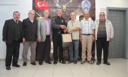 Yeşildere Nuri Dayı Şenliği Derneğinden Emniyet Müdürü Karasakal'a Veda Ziyareti