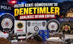 Huzur Kenti Gümüşhane’de Suça Geçit Yok: Binlerce Şahıs ve Araç Sorgulandı