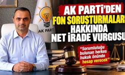 Gümüşhane AK Parti’den Kamuoyunu Meşgul Eden Fon Soruşturmalarına İlişkin Mesaj
