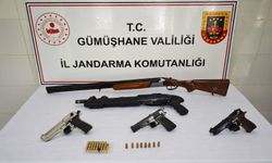 TEM, JASAT Ve Şiran Jandarmasından Ortak Operasyon: Çok Sayıda Silah Ele Geçirildi