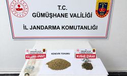 Gümüşhane İl Jandarma Komutanlığı Ekipleri Araçta Esrar Ve Kenevir Tohumu Ele Geçirdi