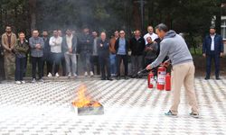 Kampüste Yangın Güvenliği: Gümüşhane Üniversitesi Acil Durum Ekipleri Sahaya İndi