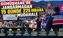 Gümüşhane İl Jandarma Komutanlığı 15 Günde 37 Bin Kişiyi Sorguladı