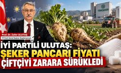 Prof. Dr. Zafer Ulutaş: "Şeker Pancarı Alım Fiyatı Çiftçiyi Zarara Sürükledi"