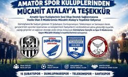 Gümüşhane Amatör Kulüpleri Sorunlarına Duyarsız Kalmayan Mücahit Atalay’ı Unutmadı