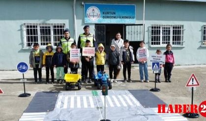Gümüşhane'de Minik Sürücülere Trafik Eğitimi