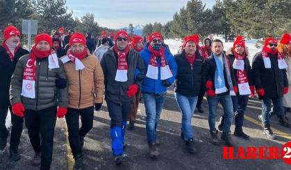 Kelkit Türk Eğitim-Sen'den Sarıkamış Şehitleri İçin Anlamlı Yürüyüş