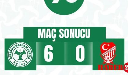 Gümüşhanespor, Deplasmanda Ağır Yenilgi Aldı: 6-0