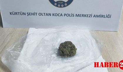 Kürtün'de Uyuşturucu Operasyonu: Bir Kişi Gözaltında