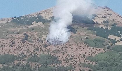 Şiran’da Korkutan Yangın: Kros Motorlarla Söndürme Seferberliği