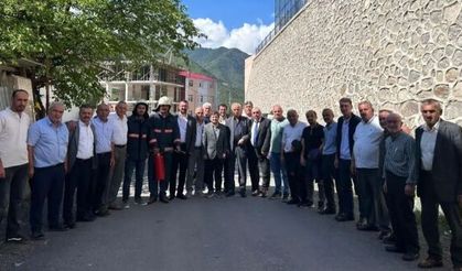 Kürtün’de muhtarlara yönelik yangın eğitimi ve tatbikatı düzenlendi