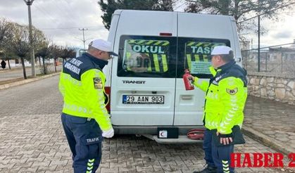 Okul Servislerine 'Kış' ve 'Güvenlik' denetimi