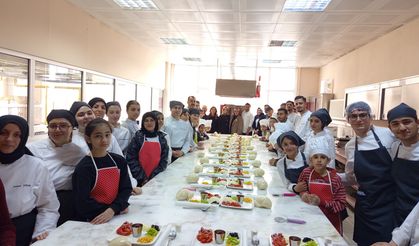 Minik Şefler Gümüşhane Üniversitesi Mutfağında Hünerlerini Sergiledi