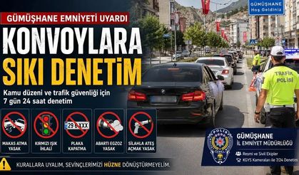 Gümüşhane İl Emniyet Müdürlüğü'nden Genel Güvenlik ve Trafik Genelgesi