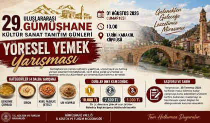 Gümüşhane'de Asırlık Mutfak Mirası İçin Büyük Yarışma Başlıyor
