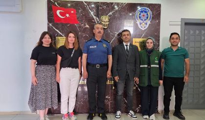 Gümüşhane Yeşilay Şubesinden İl Emniyet Müdürü Karasakal'a Ziyaret