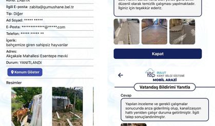 Gümüşhane’de Akıllı Belediyecilik: 4 Bin 444 Başvuru Sonuçlandırıldı