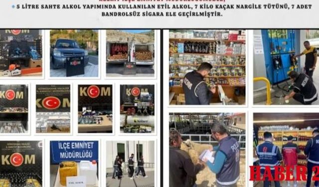 Gümüşhane Emniyeti'nden suç organizasyonlarına 70 operasyon