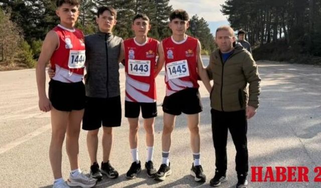 Gümüşhaneli atletlerden yarı finallere altın imza