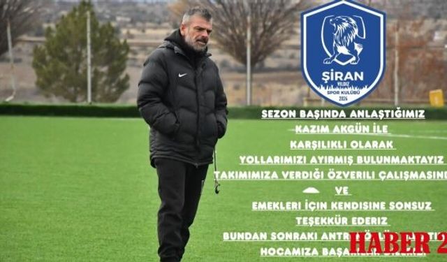 Şiran Yıldızspor’da Şok Ayrılık