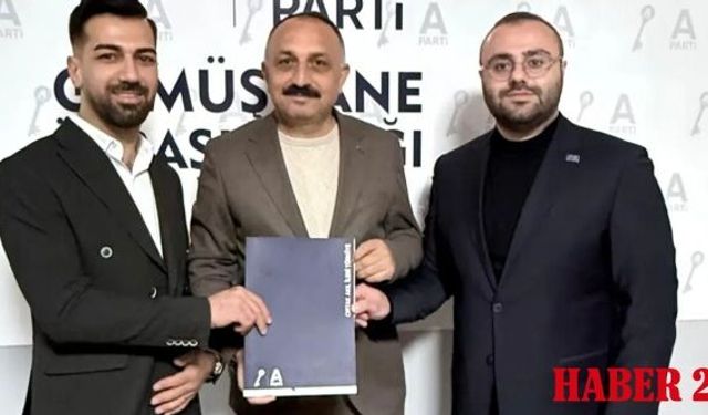 Anahtar Parti Gümüşhane teşkilatında bayrak değişimi: Gençlik Kollarında Abdullah Doruk dönemi
