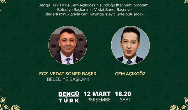 Gümüşhane’de Ramazan Coşkusu Canlı Yayınla BengüTürk TV’de!