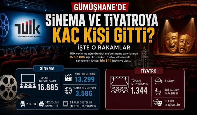 Gümüşhane’nin Kültür Sanat Karnesi Açıklandı: Sinema mı, Tiyatro mu?