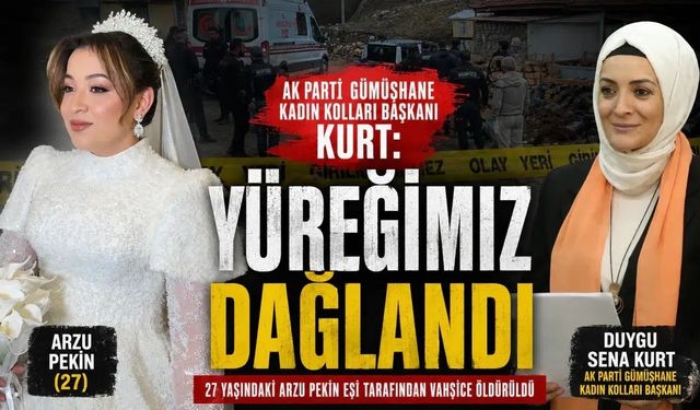 AK Parti Gümüşhane Kadın Kolları’ndan Torul'daki Acı Olay Sonrası Sert Açıklama