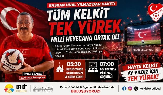 Kelkit’te Dünya Kupası Heyecanı: Sabah Namazı, Çorba İkramı ve Milli Maç Bir Arada