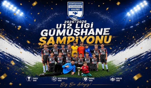 Gümüşhane U12 Ligi'nde Şampiyonun Adı Değişmedi: Telekomspor Zirvede!