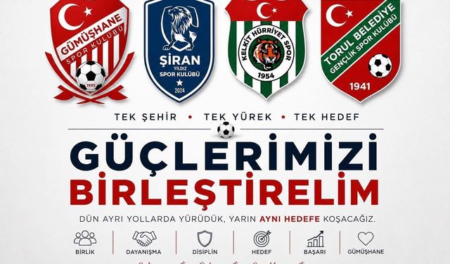 Ertürk Yakut'tan Gümüşhane Futbolu İçin Birleşme Çağrısı