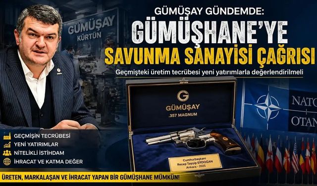 GTSO Başkan Adayı Cihan Canlı’dan Gümüşhane İçin Tarihi Savunma Sanayisi Çağrısı