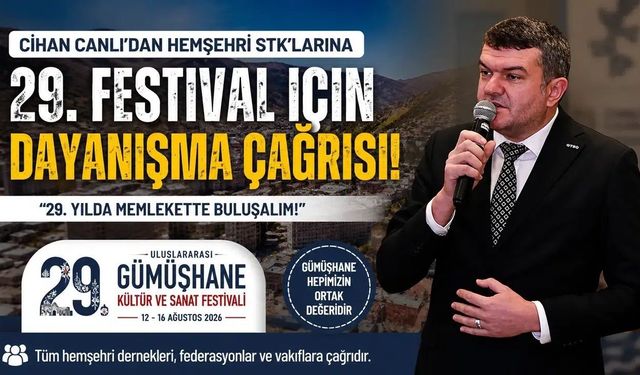 "29. Yılda Memlekette Buluşalım": Cihan Canlı’dan Dayanışma Çağrısı