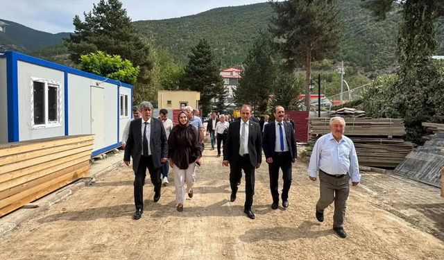 Milletvekili Musa Küçük Torul Devlet Hastanesi Ek Bina İnşaatını Yerinde İnceledi