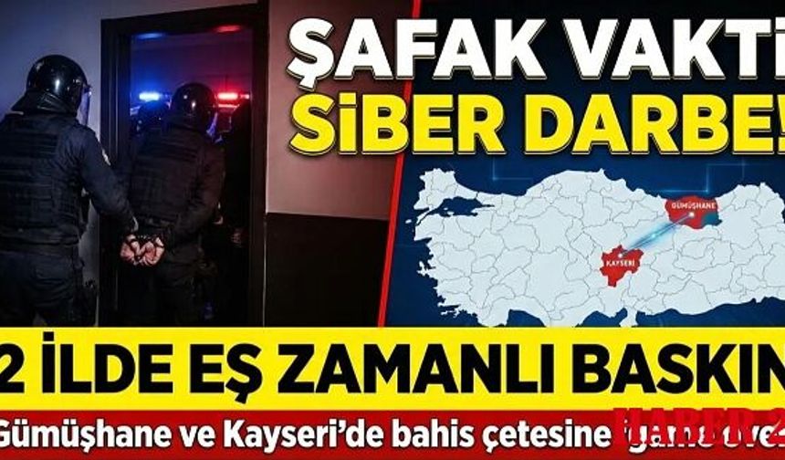 Gümüşhane Merkezli Dev Operasyon: 391 Milyon TL'lik Yasa Dışı Bahis Ağı Çökertildi